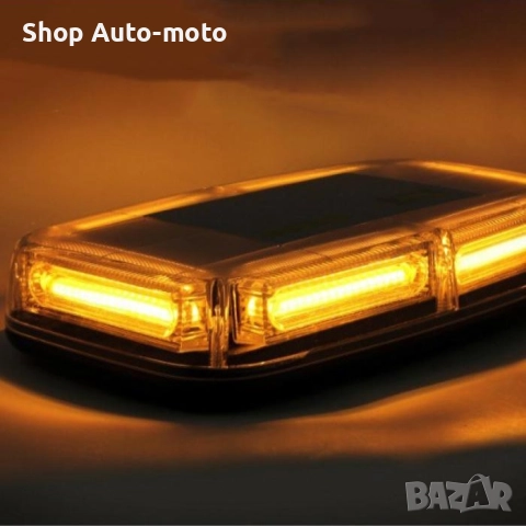 Сигнална лампа Automat - Диоден маяк оранжев, 12-24V, 60W