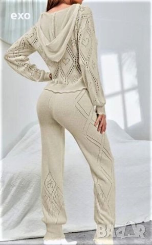 Суитчър с  панталон, Модерен зимен комплект, Комплент пуловер с панталон, снимка 2 - Костюми - 42986766