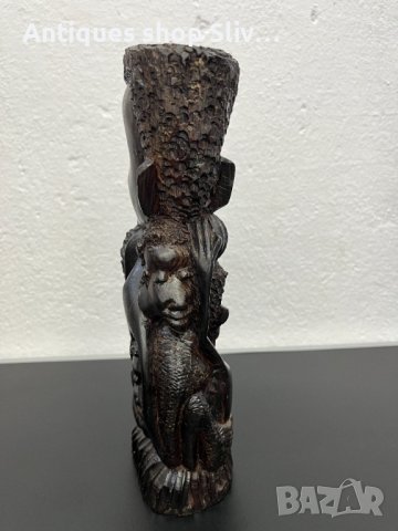 Африканска скулптура - Дървото на живота. №4958, снимка 7 - Колекции - 43922341