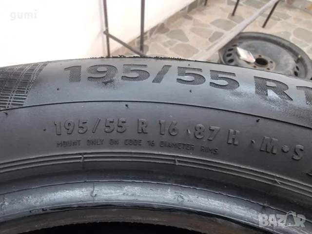 2бр зимни гуми 195/55/16 CONTINENTAL L02051 , снимка 5 - Гуми и джанти - 48515740