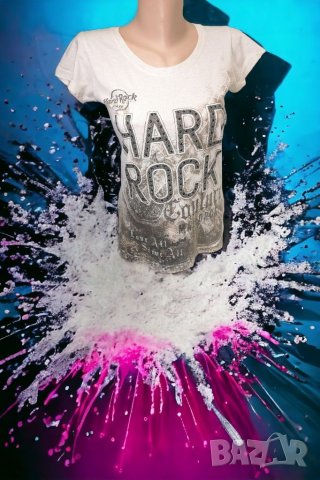 Разпродажба! Hard Rock Cafe Mallorca дамска маркова тениска ,S, снимка 1 - Тениски - 36915874