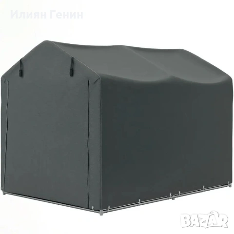 Outsunny Garage, Водоустойчива гаражна тента с врата, UV, снимка 5 - Градински мебели, декорация  - 53463646