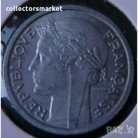 1 франк 1959, Франция, снимка 2 - Нумизматика и бонистика - 28436667