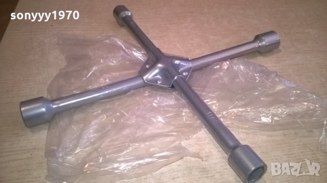 кръстчка за гуми 17/19/21/23мм-нов ключ УСИЛЕН-35Х35СМ, снимка 2 - Аксесоари и консумативи - 27409516