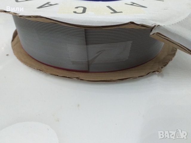 Лентов кабел 34ж, 30м, снимка 3 - Кабели и адаптери - 39334533