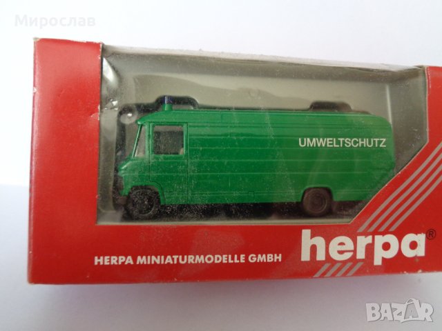 HERPA 1:87 H0 MERCEDES 508 D ПОЛИЦИЯ ИГРАЧКА КОЛИЧКА МОДЕЛ, снимка 2 - Колекции - 43603494
