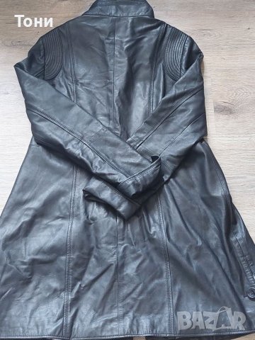 Дълго дамско яке естествена кожа , снимка 4 - Якета - 37916153