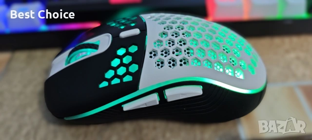 Гейминг RedThunder Безжична игрална клавиатура и мишка, снимка 5 - Клавиатури и мишки - 53055759