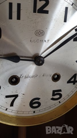 Френски Масивен Стенен Часовник ODO, снимка 4 - Антикварни и старинни предмети - 43640925
