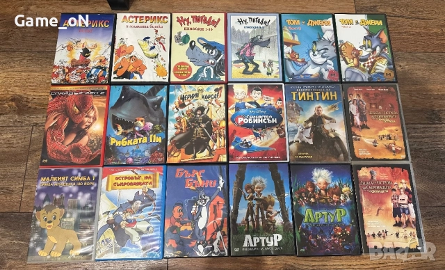 Анимации на двд