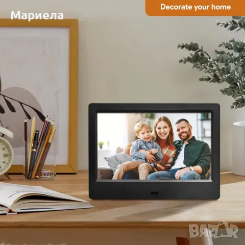 7-инчова цифрова фоторамка HD дисплей USB/SD карта/Автоматично възпроизвеждане, снимка 7 - Друга електроника - 49663485