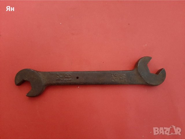 Английски Стар Стоманен Гаечен Ключ-18/22мм от 1950-те , снимка 2 - Ключове - 43659673