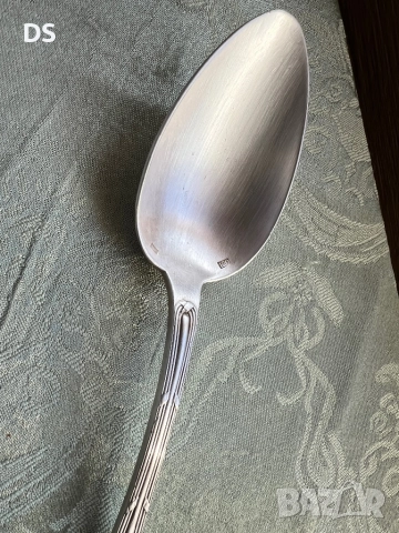  Посребрена лъжица, снимка 4 - Антикварни и старинни предмети - 49918042