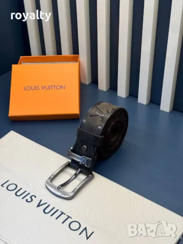 Louis Vuitton естествена кожа колани , снимка 5 - Колани - 49582150