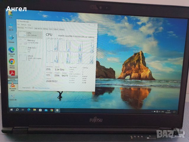 Fujitsu LifeBook U748, снимка 1 - Лаптопи за работа - 44131267