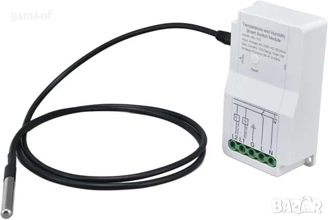 Двуканално Wi-Fi реле, прекъсвач с термодатчик температура и влажност Тuya, Smartlife, снимка 7 - Друга електроника - 48666320