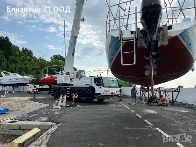  Автокранове Бургас 35т  50т 90т, снимка 2 - Услуги с автокран - 24005370