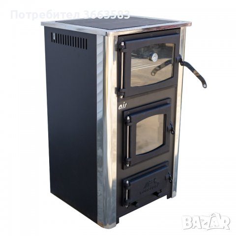 Готварска печка на дърва ABC Concept 2 mini Air 10 kW, ефективност 76,7%, снимка 2 - Други стоки за дома - 39914487