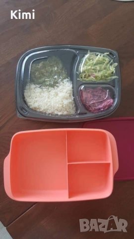 Tupperware кристалуейв кутия с прегради  , снимка 4 - Кутии за храна - 37651078