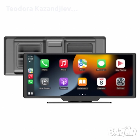 Мултимедия CarPlay Android/iOS Auto H105V 10.26" – безжичен смарт екран с Android Auto, Bluetooth, снимка 4 - Други - 52672573