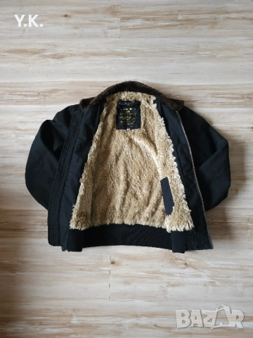 Оригинално мъжко бомбър яке Alpha Industries, снимка 3 - Якета - 52195197