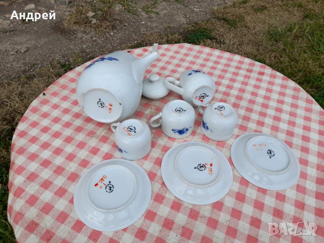 Стар порцеланов сервиз за кафе #2, снимка 4 - Антикварни и старинни предмети - 33313276