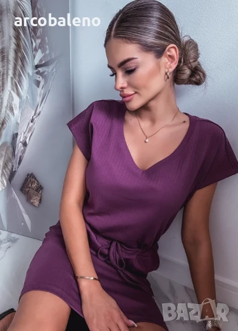 Дамска памучна рокля  SAMANTA, 2цвята , снимка 7 - Рокли - 50704734