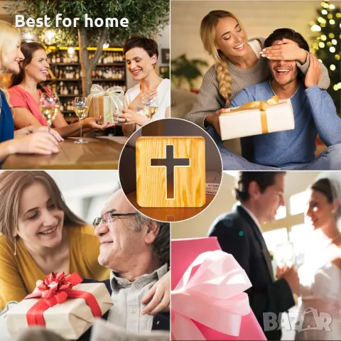  Нощната лампа с кръст, снимка 5 - Настолни лампи - 49628499