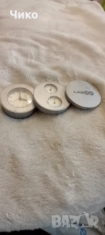 Компактен часовник,барометър,термометър, снимка 9 - Антикварни и старинни предмети - 53061523