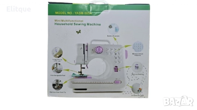 Мини шевна машина с 12 различни вида шевове SM-505A, снимка 13 - Други стоки за дома - 52594606