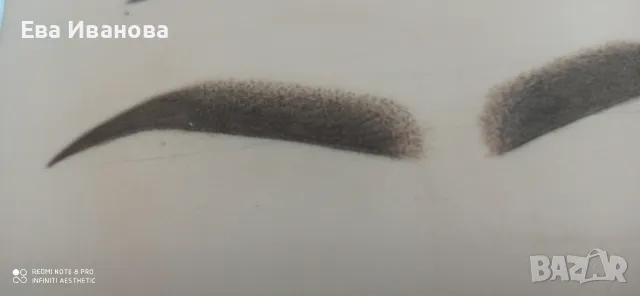 микропигментация на вежди пудра ефект , снимка 1