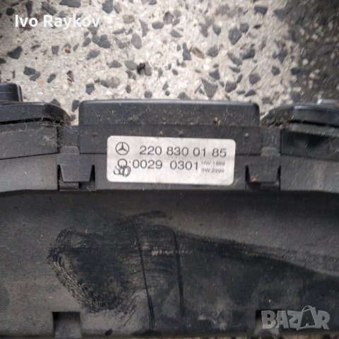Панел климатроник Mercedes S Class W220 ,2208300185, снимка 2 - Части - 43657147