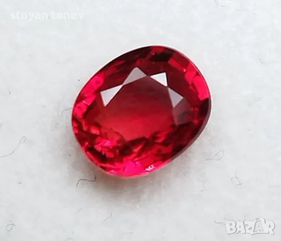 Невероятен блестящ червен сапфир - 1.11кт.! Сертифициран! Нов!, снимка 7 - Други - 48059351