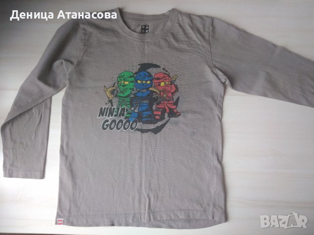 Тениски Ninjago и др., блузки, шушлекова грейка LC Waikiki, потници, бански, къси панталони 134/140, снимка 7 - Детски Блузи и туники - 36418445