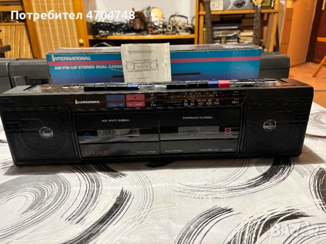 Радиокасетофон International AK-25 !Чисто нов!, снимка 2 - Радиокасетофони, транзистори - 53433939