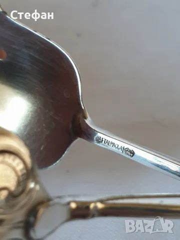 Посребрена щипка, снимка 6 - Антикварни и старинни предмети - 50105019