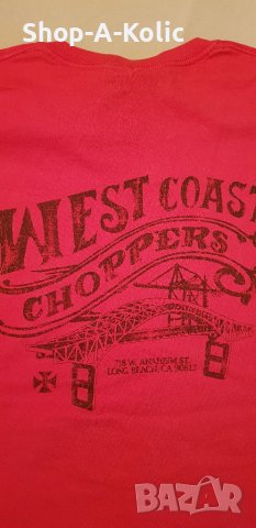 Vintage 2000s CFL West Coast Choppers Long Beach T-Shirt, снимка 4 - Тениски - 38036414