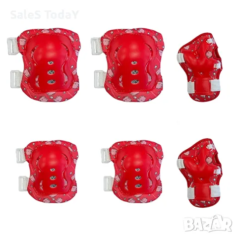 Наколенки и налакътници за спорт, Детски Комплект от наколенки, 4 цвята, снимка 4 - Аксесоари и консумативи - 45414389