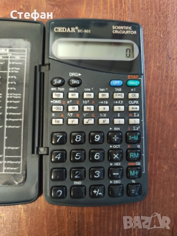 Калкулатор CEDAR SC-502 Научен калкулатор. В отлично състояние., снимка 3 - Друга електроника - 51972775