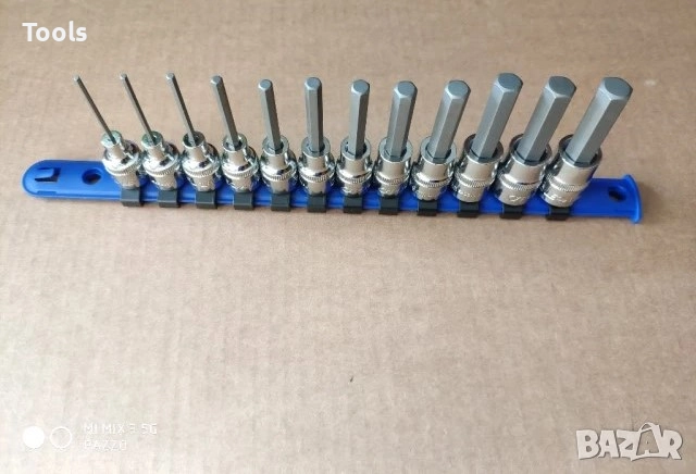 CARLYLE NAPA 12броя качествени Дълги Шестогрaми вложки комплект, снимка 2 - Гедорета - 52883779