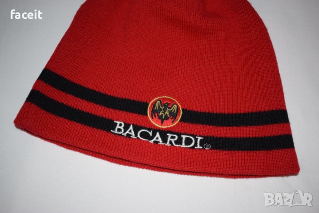 Bacardi - Страхотна 100% ориг. зимна шапка / Бакарди , снимка 3 - Шапки - 43930308