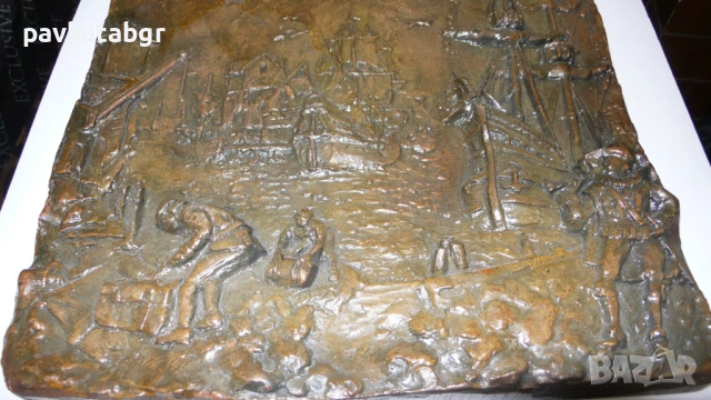 Метално пано, снимка 5 - Антикварни и старинни предмети - 53066446