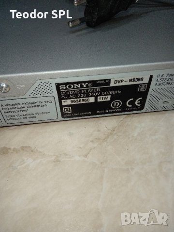 Sony dvd dvp-ns360, снимка 11 - Ресийвъри, усилватели, смесителни пултове - 42955405