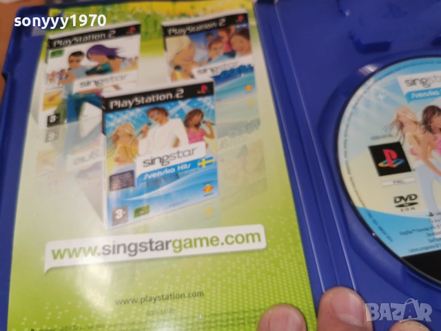 SONY PS2 GAME SINGSTAR SVENSKA HITS 2302261357, снимка 10 - Игри за PlayStation - 53592486