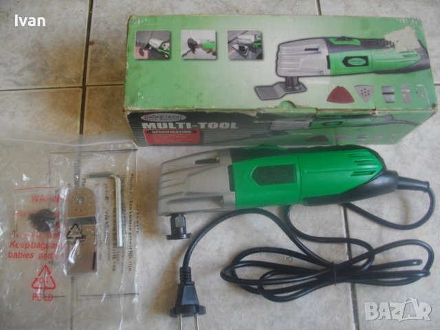 Нов 180-300 Вата-Немски Реноватор/Мултитул/Мулти Инструмент-Multitool LT62051-WORKZONE WMW300E, снимка 3 - Други инструменти - 36727748