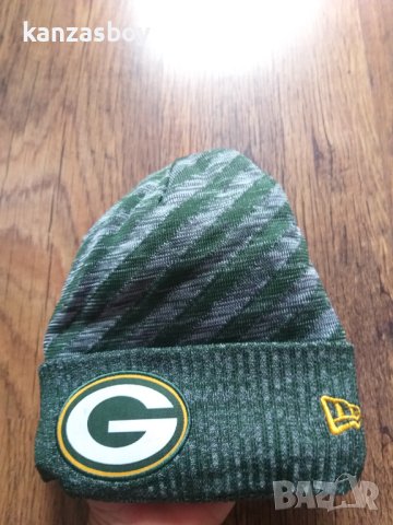 New era NFL Green Bay Packers- мъжка зимна шапка КАТО НОВА 100% оригинал универсален размер, снимка 3 - Шапки - 43733527