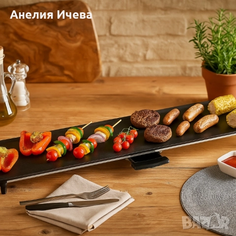 Електрическа скара Royalty , мраморно покритие 5 нива, снимка 2 - Скари - 51672631