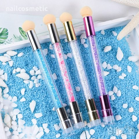 2 В 1 четка за омбре маникюр с печат, снимка 6 - Продукти за маникюр - 35253675