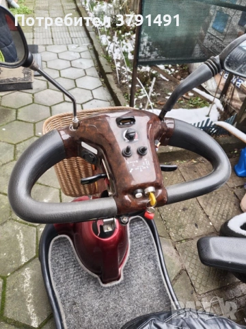 Електрическа триколка за хора с увреждания или трудно подвижни, снимка 2 - Инвалидни колички - 53428293