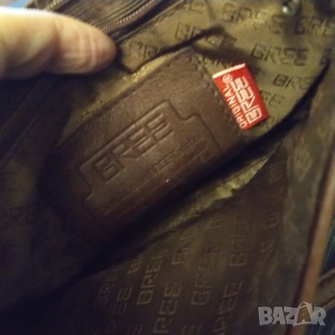  BREE Оригинална чанта  естествена кожа НАМАЛЕНА , снимка 7 - Чанти - 37933774